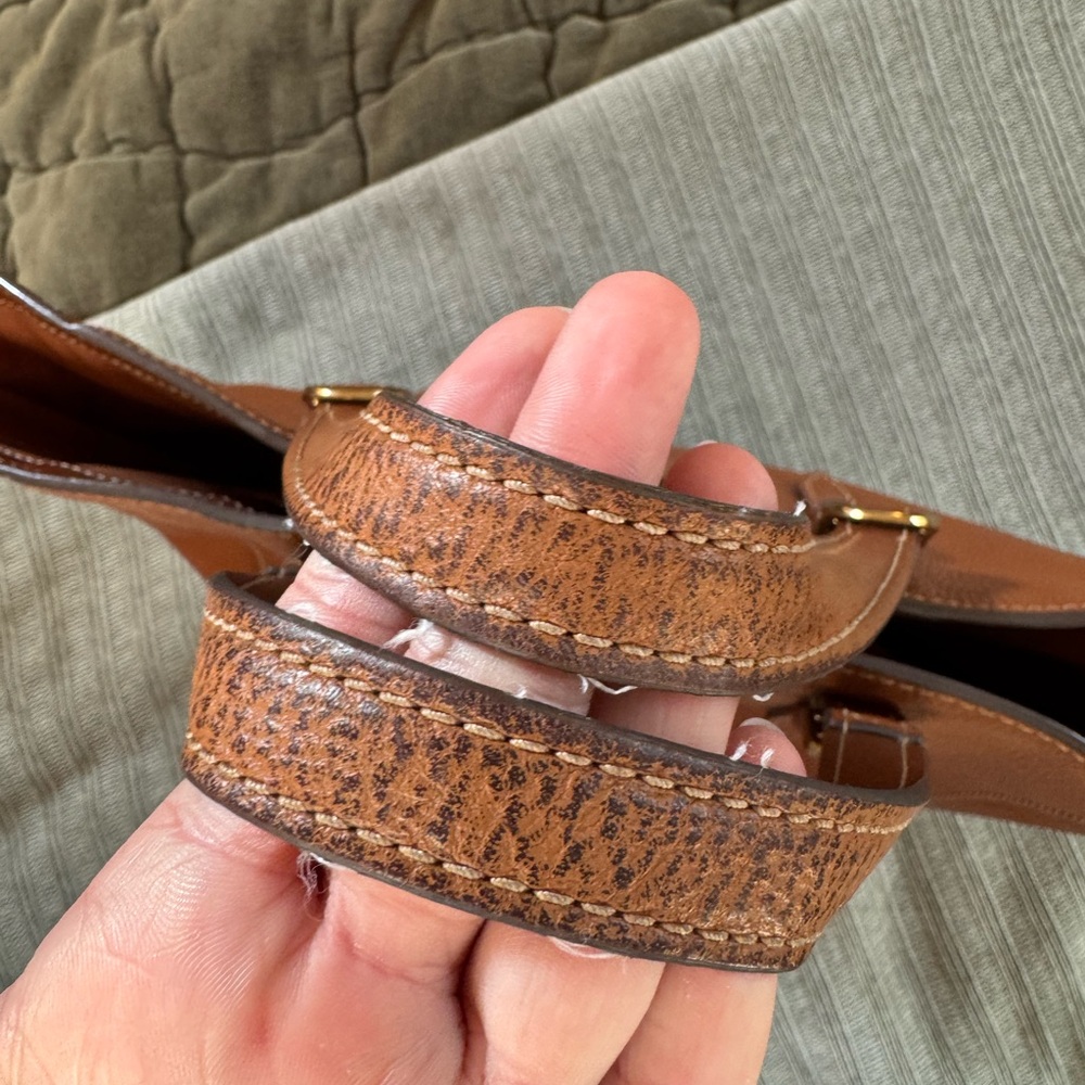 Fossil Rich Brown Leather Tote - Picture 8 of 11
